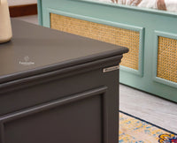 Colva Solid wood Storage Trunk Box - Trunks & Cabinets - Furniselan - Slate-Grey