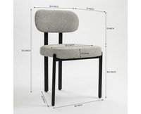 Coorg Ease Accent Dining Study Chair - Dining Chair - Furniselan - Grey