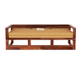 Copenhagen Sheesham Sofa Cum Bed Furniselan Camel Brown