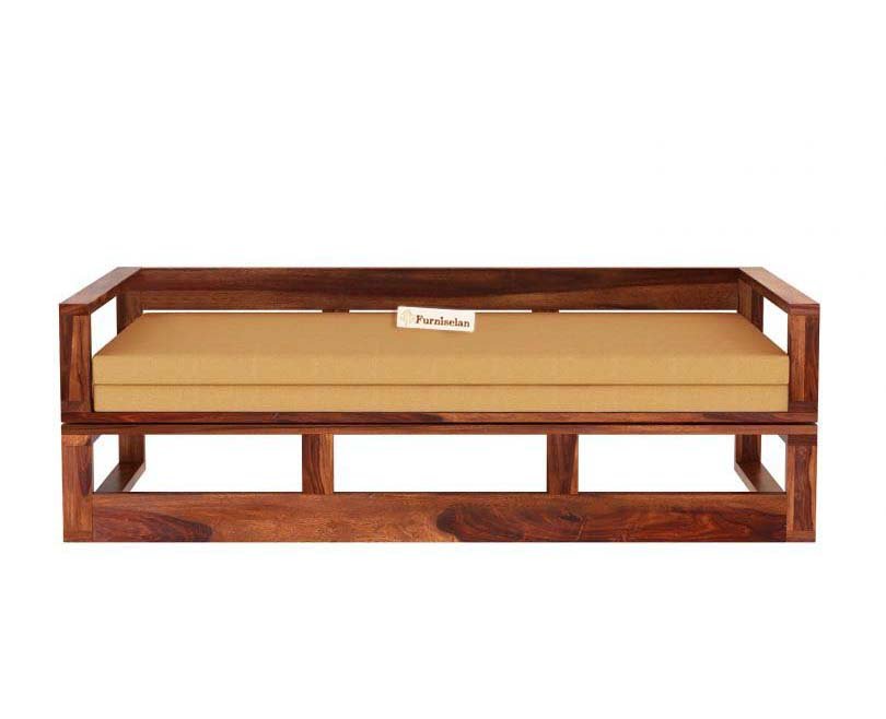 Copenhagen Sheesham Sofa Cum Bed Furniselan Camel Brown