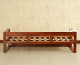 Copenhagen Sheesham Sofa Cum Bed Maple Finish