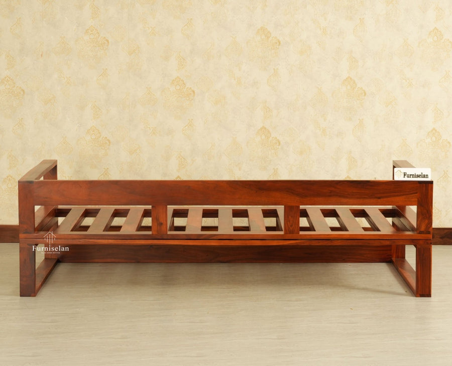Copenhagen Sheesham Sofa Cum Bed Maple Finish