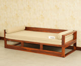 Copenhagen Sheesham Sofa Cum Bed Maple Finish