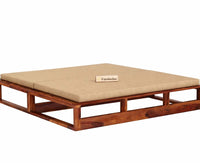 Copenhagen Sheesham Sofa Cum Bed (Copy) Furniselan Beige