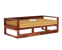 Copenhagen Sheesham Sofa Cum Bed Furniselan Camel Brown