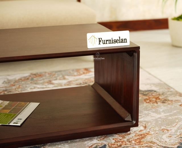 Copenhagen Simple Wooden Coffee Table Furniselan - Grey Finish