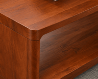 Copenhagen Simple Wooden Coffee Table Furniselan - Brown Finish