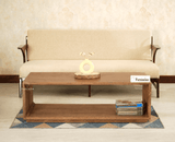 Copenhagen Simple Wooden Coffee Table Furniselan - Natural oak Finish