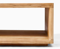 Copenhagen Simple Wooden Coffee Table Furniselan - Natural