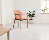 Cotton Onboa Dining Chair with RubberWood – Solid Wood Modern Dining Chair for Home & Restaurant