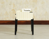 Croatia Solid Wood One Drawer Bedside Table Frosty White