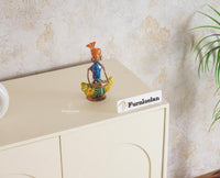 Cuffe Parade Two Door Multipurpose Wooden Sideboard Cabinet - Sideboard - Furniselan - Milky-White