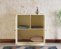 Cuffe Parade Two Door Multipurpose Wooden Sideboard Cabinet - Sideboard - Furniselan - Milky-White