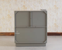Cuffe Parade Two Door Multipurpose Wooden Sideboard Cabinet - Sideboard - Furniselan - Slate-Grey