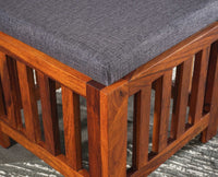 Cuttack Stool Ottoman Poufee Furniselan - Maple-Finish