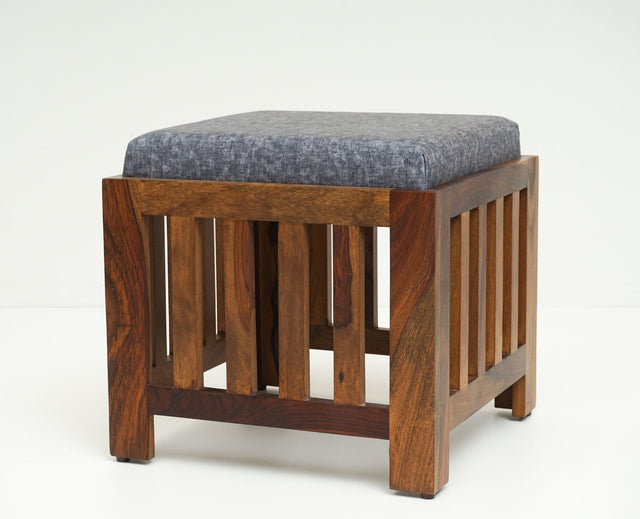 Cuttack Stool Ottoman Poufee Furniselan - Teak-Finish