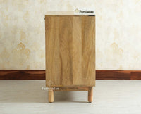 Cyprus Solid Wood Two Door Sideboard Furniselan natural finish