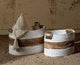 Off White And Natural Beige
