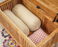 Deccan Slatted Trunk Box Storage Coffee Table - Coffee Table - Furniselan