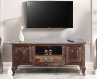 Denmark Entertainment Unit Tv Cabinet Two Door - Furniselan -  Grey-Finish  