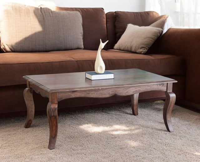 Denmark Sheesham Wood Coffee Table Furniselan - Grey-Finish