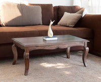 Denmark Sheesham Wood Coffee Table Furniselan - Grey-Finish