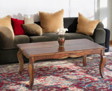 Denmark Sheesham Wood Coffee Table Furniselan - Teak-Finish