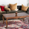 Denmark Sheesham Wood Coffee Table Furniselan - Teak-Finish