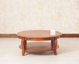 Denmark Sheesham Wood Round Coffee Table - Coffee Table - Furniselan - Maple-Finish