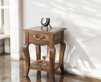 Denmark Solid Wood Bedside Table - Bedside Table - Furniselan - Teak-Finish