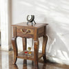 Denmark Solid Wood Bedside Table - Bedside Table - Furniselan - Teak-Finish