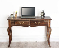 Denmark Two Drawer Study and Laptop Table - Study Table - Furniselan - Grey-Finish