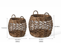 DHALIA DIVAN BASKET Natural