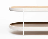 Dolla Wooden Coffee Table Oak & White