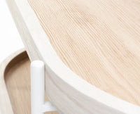 Dolla Wooden Coffee Table Oak & White
