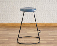 Dublin Solid Wood Kitchen Stool Bar Stool in China Blue Furniselan - China-Blue