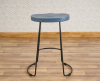 Dublin Solid Wood Kitchen Stool Bar Stool in China Blue Furniselan - China-Blue