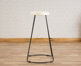 Dublin Solid Wood Kitchen Stool Bar Stool  Kitchen Stool Furniselan - Frosty White