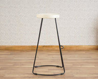 Dublin Solid Wood Kitchen Stool Bar Stool  Kitchen Stool Furniselan - Milky-White