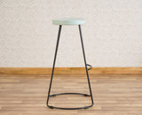 Dublin Solid Wood Kitchen Stool Bar Stool  Kitchen Stool Furniselan - Silt-Green