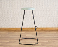Dublin Solid Wood Kitchen Stool Bar Stool  Kitchen Stool Furniselan - Silt-Green