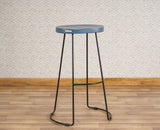 Dublin Solid Wood Kitchen Stool Bar Stool  Kitchen Stool Furniselan - China-Blue