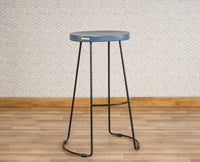 Dublin Solid Wood Kitchen Stool Bar Stool  Kitchen Stool Furniselan - China-Blue