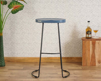 Dublin Solid Wood Kitchen Stool Bar Stool  Kitchen Stool Furniselan - China-Blue