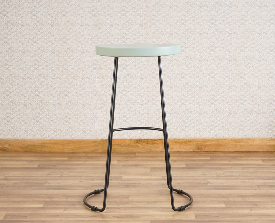 Dublin Solid Wood Kitchen Stool Bar Stool  Kitchen Stool Furniselan - Silt-Green