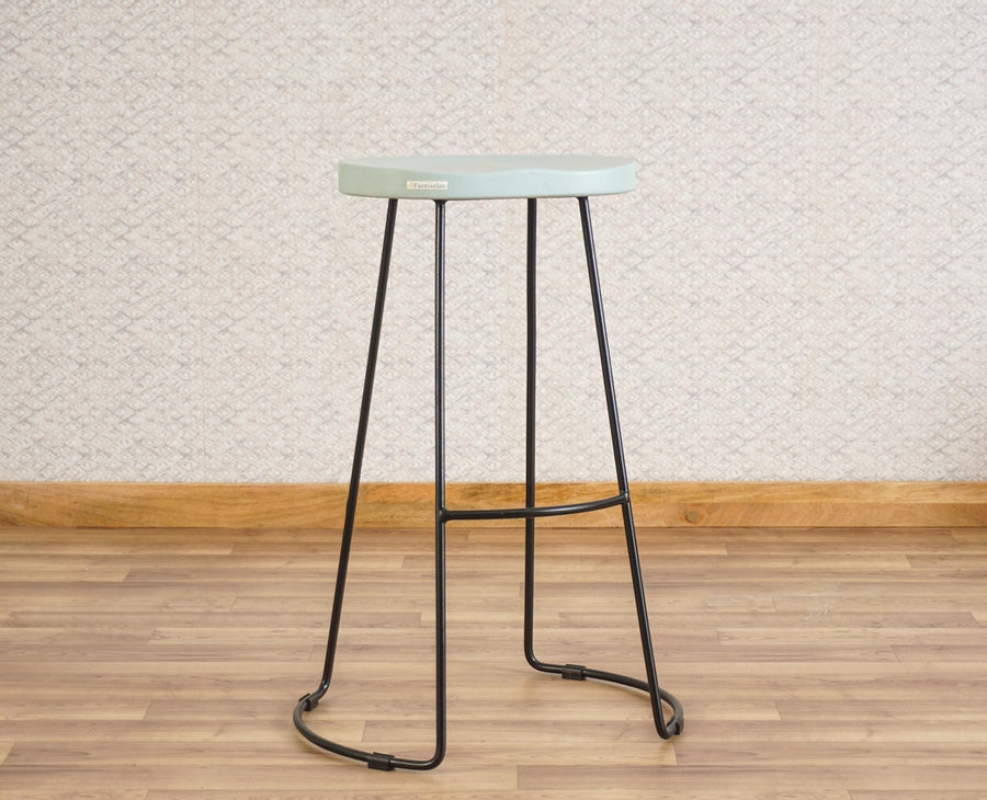 Dublin Solid Wood Kitchen Stool Bar Stool  Kitchen Stool Furniselan - Silt-Green