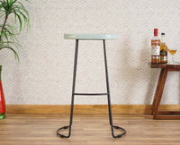 Dublin Solid Wood Kitchen Stool Bar Stool  Kitchen Stool Furniselan - Silt-Green