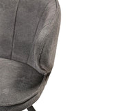 Echo Ele Dining Chair  – Modern Upholstered Dining Chair for Home & Café Textured Gray