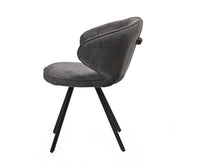 Echo Ele Dining Chair  – Modern Upholstered Dining Chair for Home & Café Textured Gray