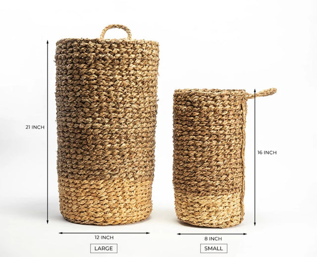 ECOTESA BASKET SET OF 2 Natural